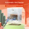 Automatic Bird Feeder with Large Capacity No Mess Anti-Splash And Easy To Use Feeder for Small Birds