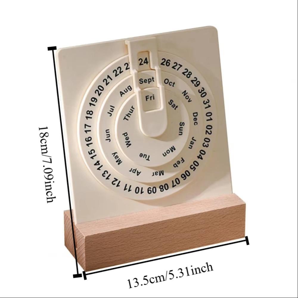 DIY Perpetual Calendar Handmade Desk Calendar Rotating Calendar  College Entrance Examination