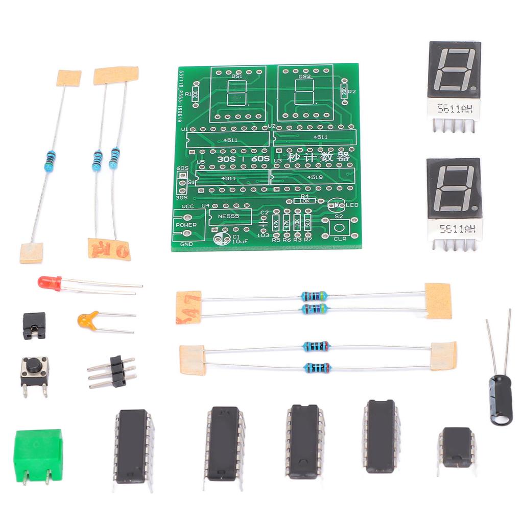 Комплект модуля счетчика 30‑60 с цифровой электронной технологией Таймер для обучения пайке