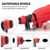 Electric Spray Gun Lightweight Ergonomic Electric Paint Sprayer with 20 Fl Oz Detachable Cup 2 Nozzles 3 Patterns Paint Sprayer