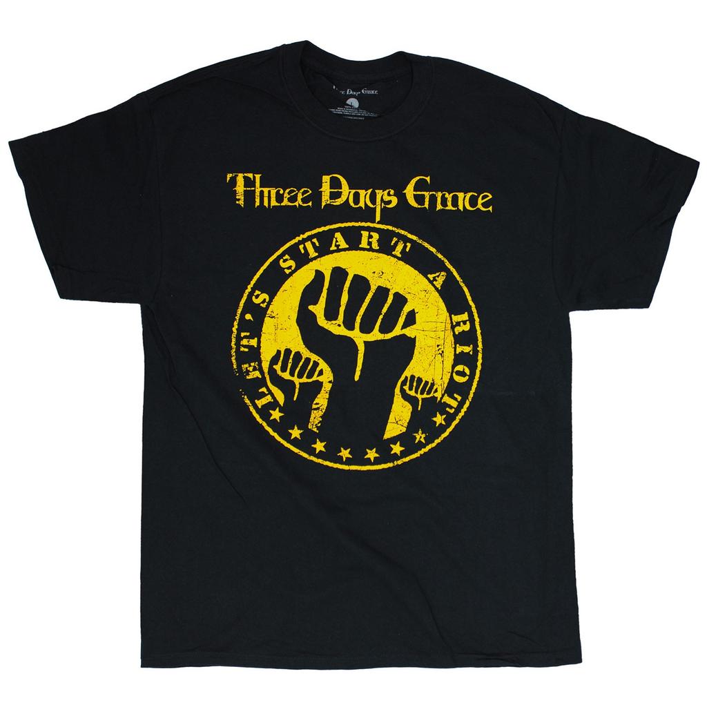 Men's Three Days Grace Original Let's Start A Riot 2019 U.S. Tour Concert