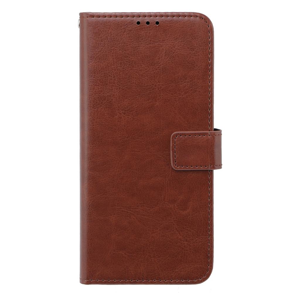Flip Case for Oppo A58 4G, Crazy Horse Wallet, Brown