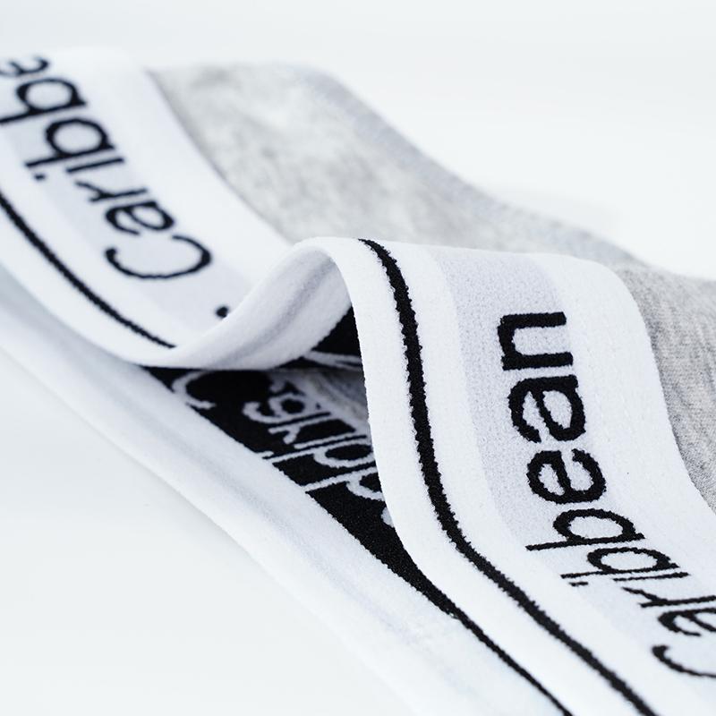 3Pcs Women Seamless Cotton Thongs Panties Letter Wide Belt G-string Low Waist Briefs Underwear