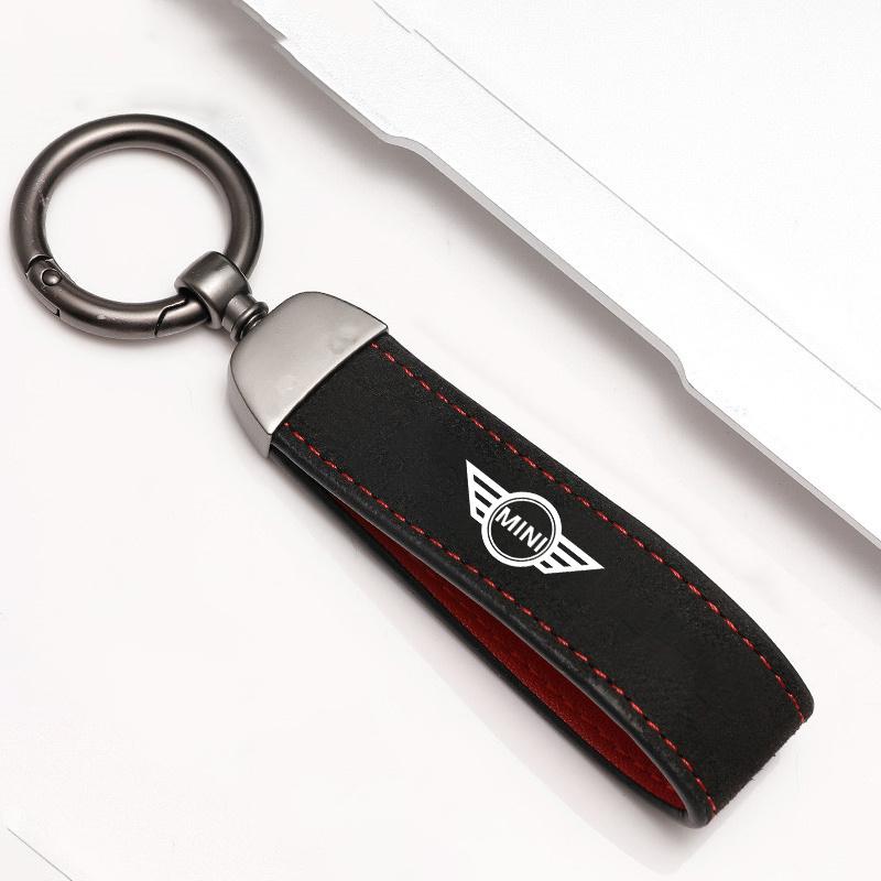 Для BMW mini cooper cooper r56 холодильник Cooper JCW R55 F56 R57 R58 R59 R60 R61 Автомобильный замшевый брелок из цинкового сплава Кольцо для ключей Аксессуары