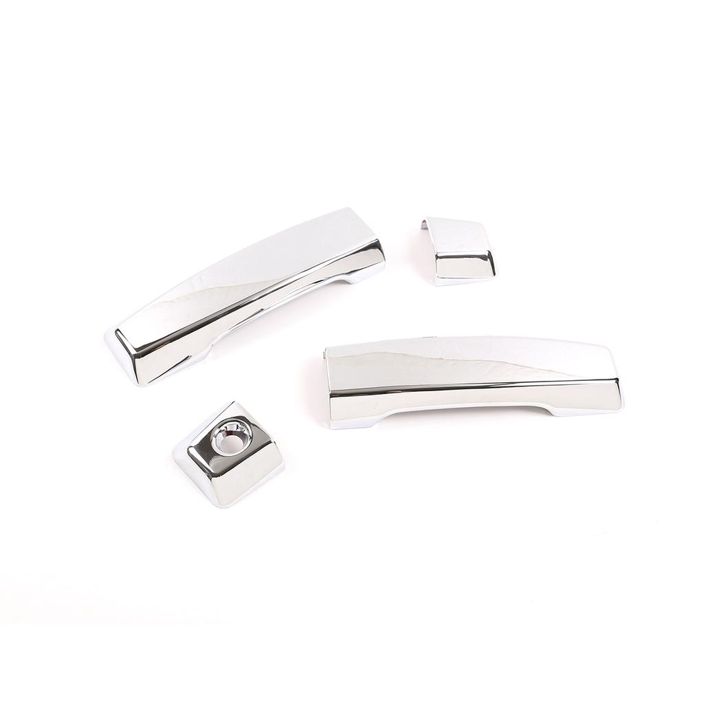 Для Nissan Titan 2004-2015 Стайлинг автомобиля ABS Серебристая крышка дверной ручки автомобиля Накладка Наклейка Экстерьер автомобиля