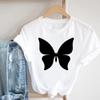 Футболка, модная футболка, одежда, 90-е годы, сладкий тренд, стиль бабочки, повседневная женская футболка с коротким рукавом и принтом, женская женская футболка с графикой