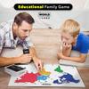 The World Game Geography Card Game Educational Board Game for and Adults Fun Educational Gift for Teenagers - - Kids, Families, - (English Version)