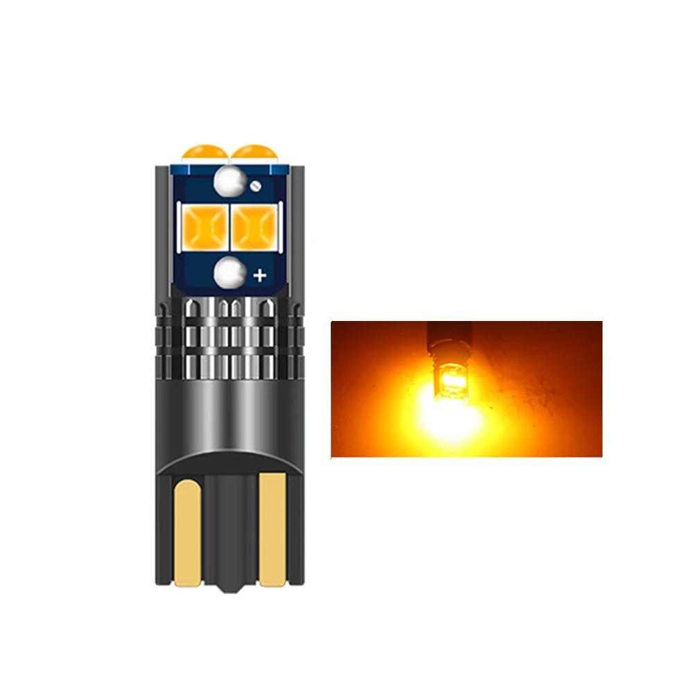 T10 Боковой свет автомобиля Несколько цветов Светодиодная лента Маркерная лампа Canbus Без ошибок DC 12V Лампы подсветки номерного знака автомобиля Сверхъяркие