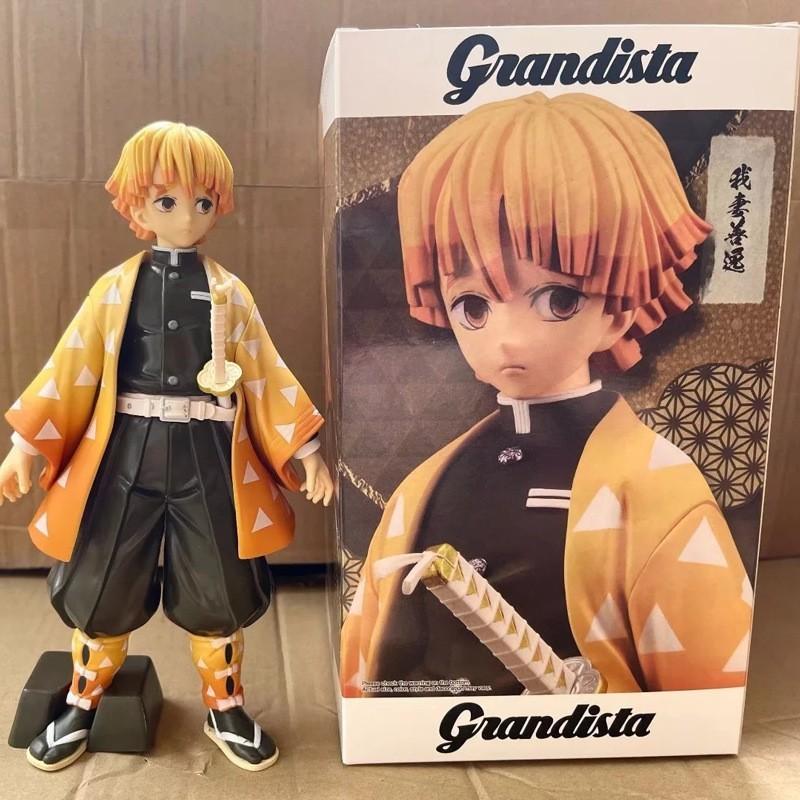24cm Animation Ghost Blade Ros Series Protagonist Group Large Doll Hand-Made Model Kamado Tanjirou Kamado-Nezuko Ornaments Toy G