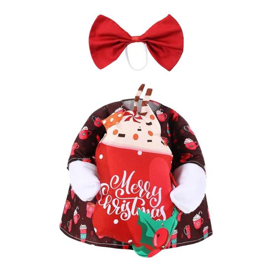 Рождественский наряд для гуся на крыльцо, платье для газонного гуся со шляпой в виде рождественской елки, праздничный костюм гуся