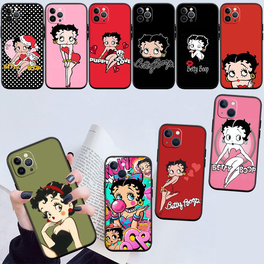 TR6 B-Bettys Art B-Boops Новый высококачественный чехол-ракушка для телефона Redmi Note 13 14 Pro+ Plus A3 A3X 13X 13C 13R 14S 14C 14R