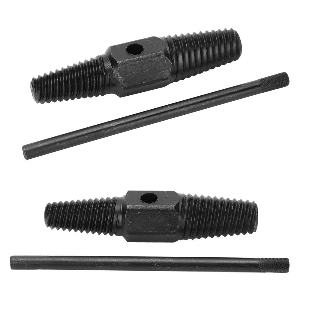 2 Set Screw Extractor DoubleEnd Fine Tooth Thread Bolt Remover for G12in G34in Water Pipe