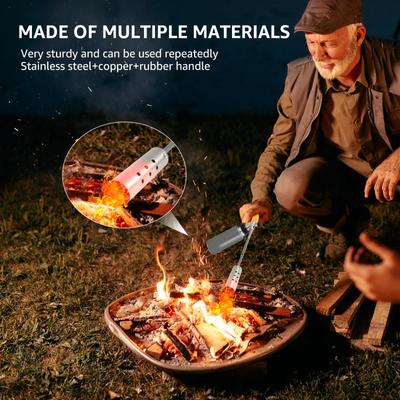 Наружный кемпинговый воспламенитель с увеличенным пламенем, горелка для сжигания сорняков, газовый пистолет-распылитель, горелка из нержавеющей стали, пистолет-распылитель для льда и угля