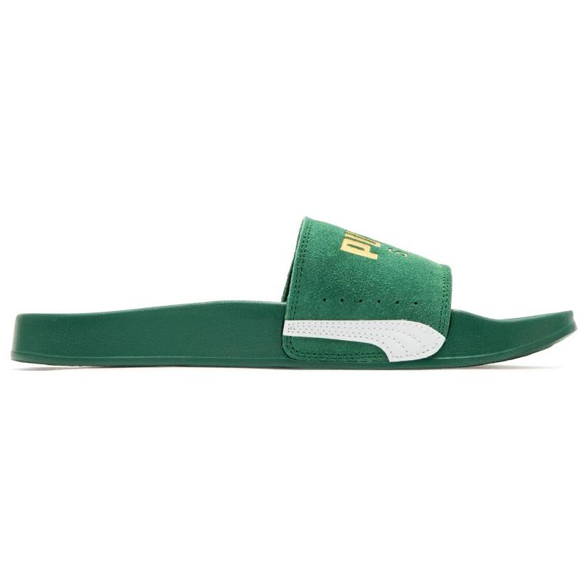 Puma Leadcat 2.0 Suede Classic Slide Sandals Unisex Footwear Green 384872-10