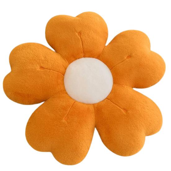 Throw Pillow Wear Resistant Washable Non-Fading Aesthetic Flower Shaped Floor Pillow Decorative Cushion Sofa Couch Decor
