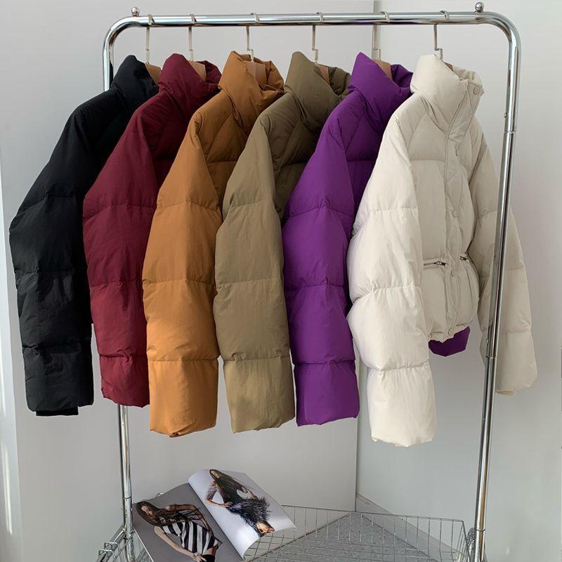 Anti-season New Cotton-padded Women Short All Korean Version Stand Collar Small Thick Bread Suit High-grade Cotton-padded Coat Coat