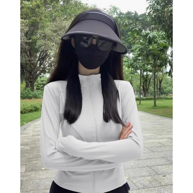 Женский серый летний кардиган-куртка из ледяного шелка с защитой от УФ-лучей 2025