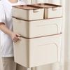 Stackable Sundries Toy Storage Box with Cover Plastic Closet Wardrobe Desk Organizers Clothes Kitchen Storage Containers Baskets