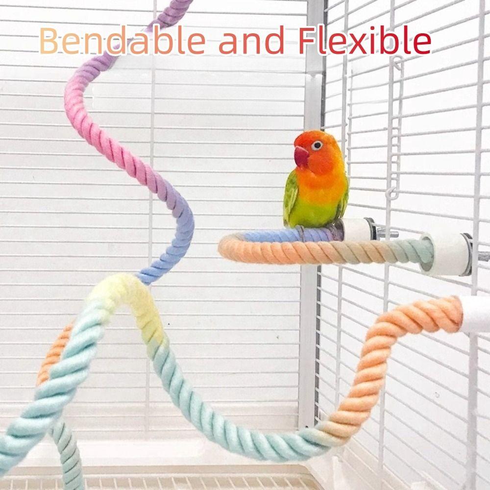 Bendable Paw Grinding Plush Exercise Stand New Pet Bird Training Toy for Parakeet