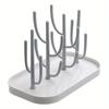 Baby Tree-shaped Milk Bottle Drain Rack, Dust-proof Milk Bottle Holder, Cup Drain Rack Easter Gift
