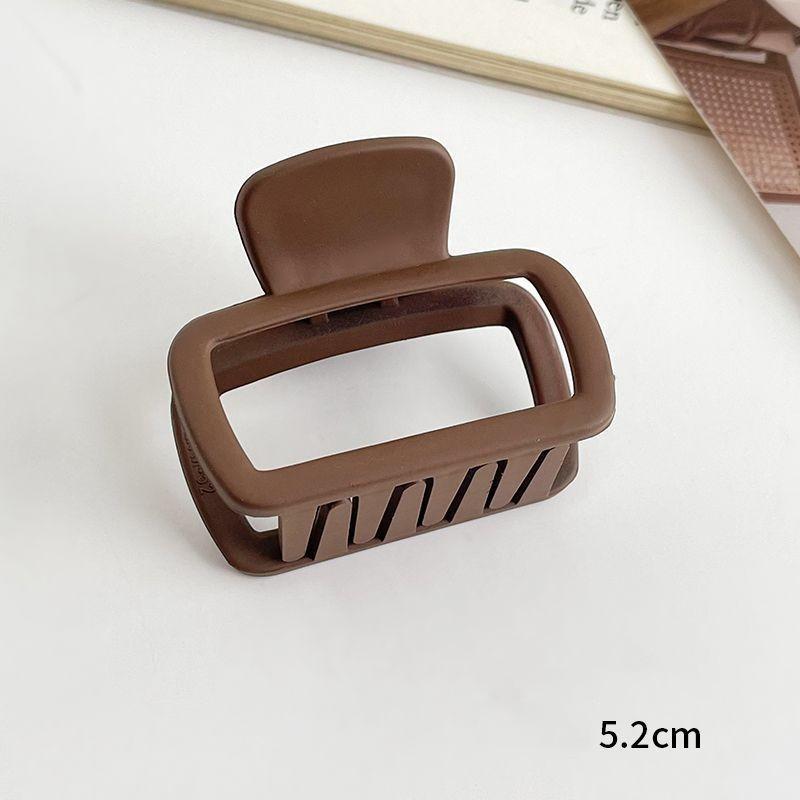 1pcs Korean Coffee Large Hair Claws Acrylic Hairpins Barrette Crab Hair Clips Headwear for Women Girls Braiders Hair Accessories
