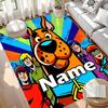 Custom Name Personalized Scooby Print Carpet, Versatile Home Decor Rug, for Playroom, Apartment, Balcony, Entryway, Hallway Gift