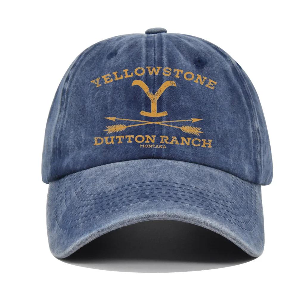 Бейсболка Snapback Hat YELLOWSTONE Sun Hat Весна Осень Бейсболка Спорт Хип-хоп Кепка Приталенная Кепка Шляпы для Мужчин Женщин