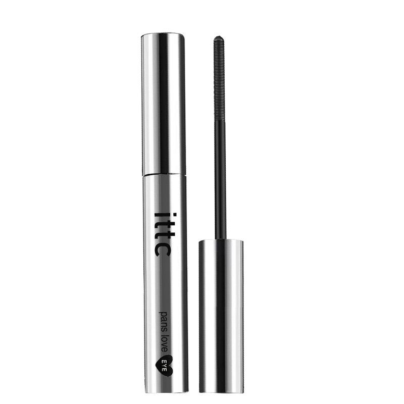 Водонепроницаемая маленькая серебристая тушь для ресниц с натуральным изгибом и фиксирующей основой