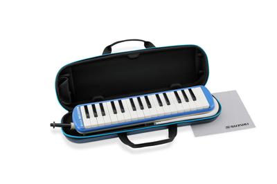 SUZUKI Клавиатурная губная гармошка Melodion Alto 32 клавиши Синий Легкий корпус, подходящий для поездок в школу FA-32B Полужесткий