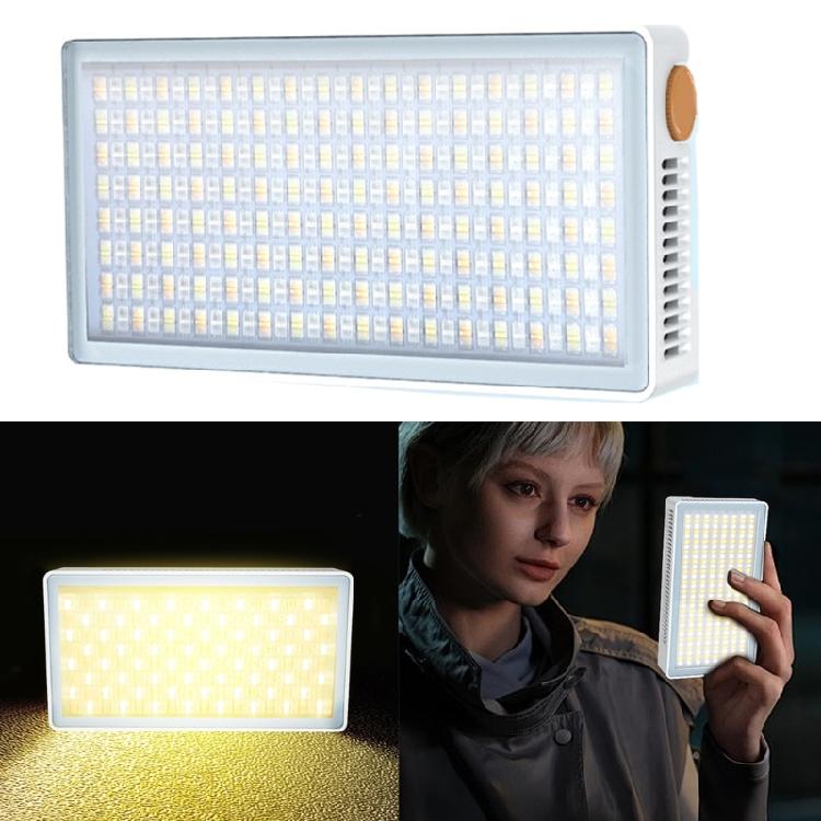 Студийный светодиодный видеосвет 40 Вт RGB, встроенный аккумулятор, зарядка Type-C, цветовая температура 2500K - 9000K, бесшумная работа для прямых трансляций