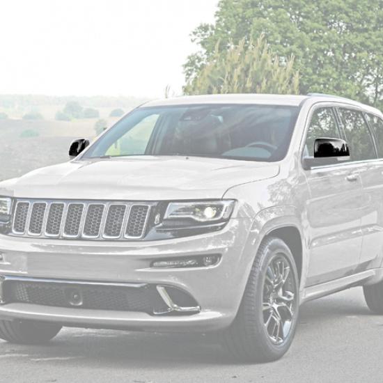 Для Dodge Durango 2011-2026 ABS Глянцевый Черный Накладка-крышка корпуса зеркала заднего вида 2 шт.