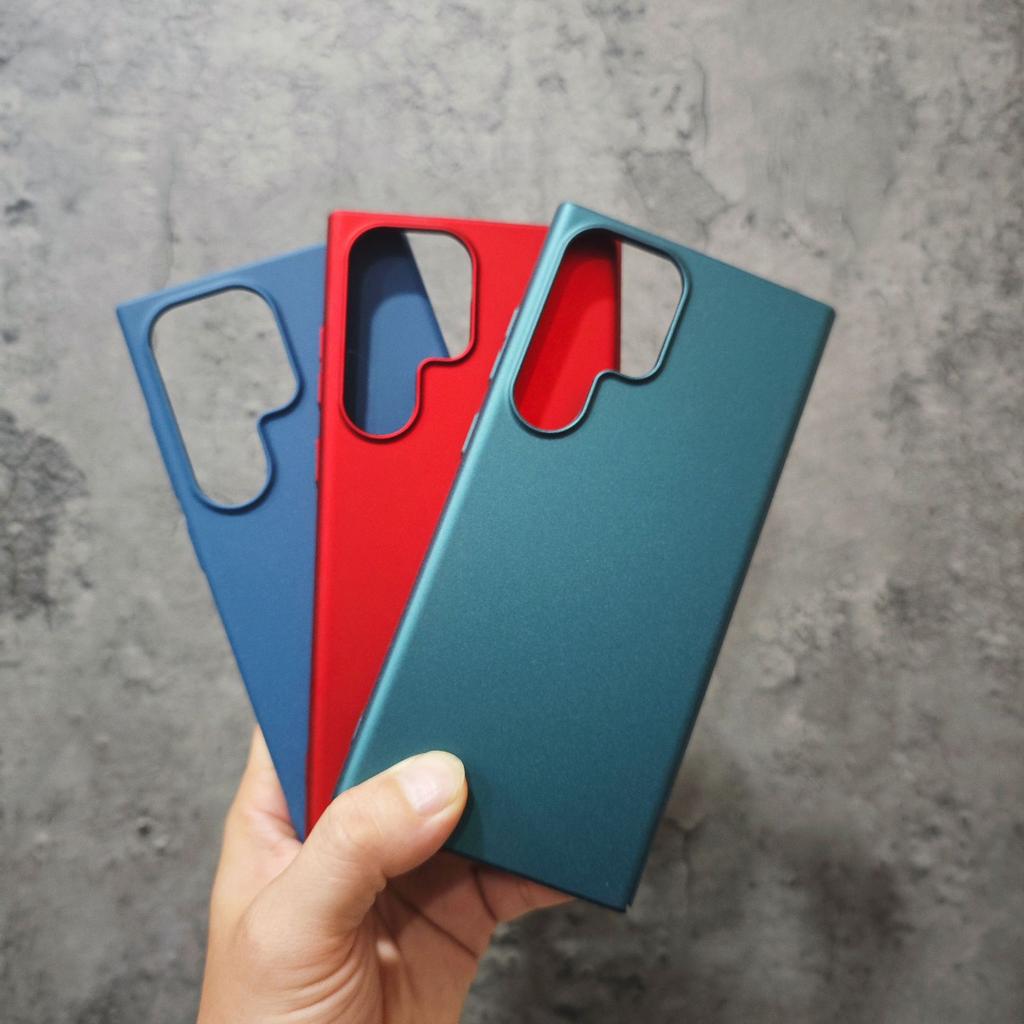 Матовый чехол для телефона Samsung S25 Ultra Rock Sand S23 Ultra Тонкий Note20 Полностью закрывающий противоударный ПК Жесткий чехол A55