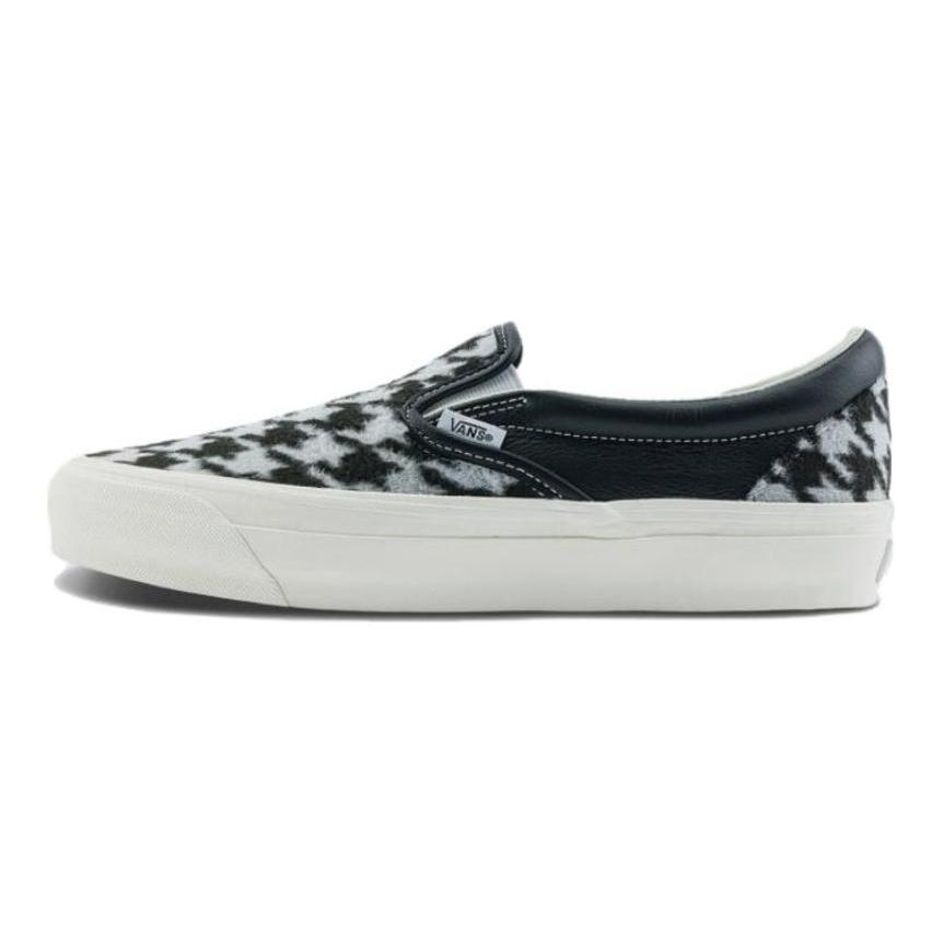Vans Премиальные слипоны 98 'Houndstooth Pack Black' Кеды VN000CSEBLK