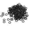 200 шт. черное резиновое уплотнительное кольцо, устойчивое к истиранию гибкое универсальное уплотнительное кольцо для рыбалки