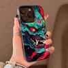 Япония Лицо Призрака Самурай Чехол Для Телефона Для iPhone 16 15 14 13 12 11 Pro Max X XR XS MAX Матовый Ударопрочный Задняя Панель Противоударный Матовый Чехол