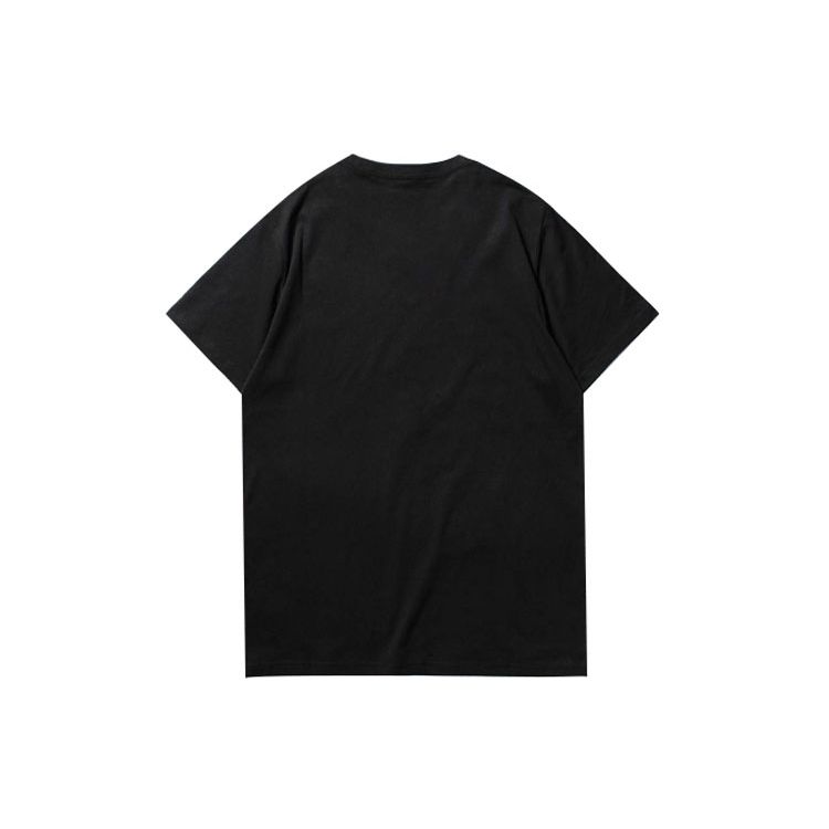 Vans Классическая футболка с коротким рукавом с принтом, топы унисекс, черная VN0A4MM7BLK