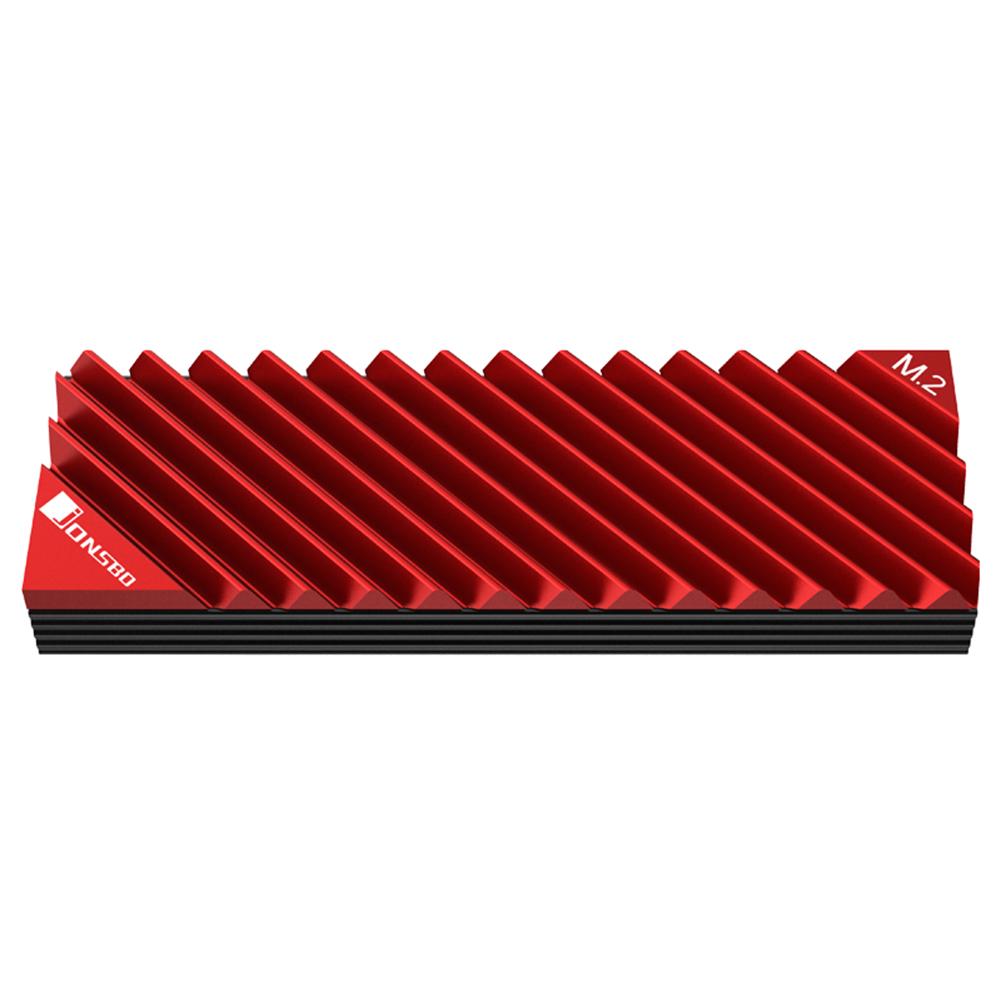 Jonsbo Радиатор для M.2 SSD NVMe M2 2280 Твердотельный Жесткий Диск Алюминиевый Радиатор с Термопрокладкой Настольный ПК Термопрокладка