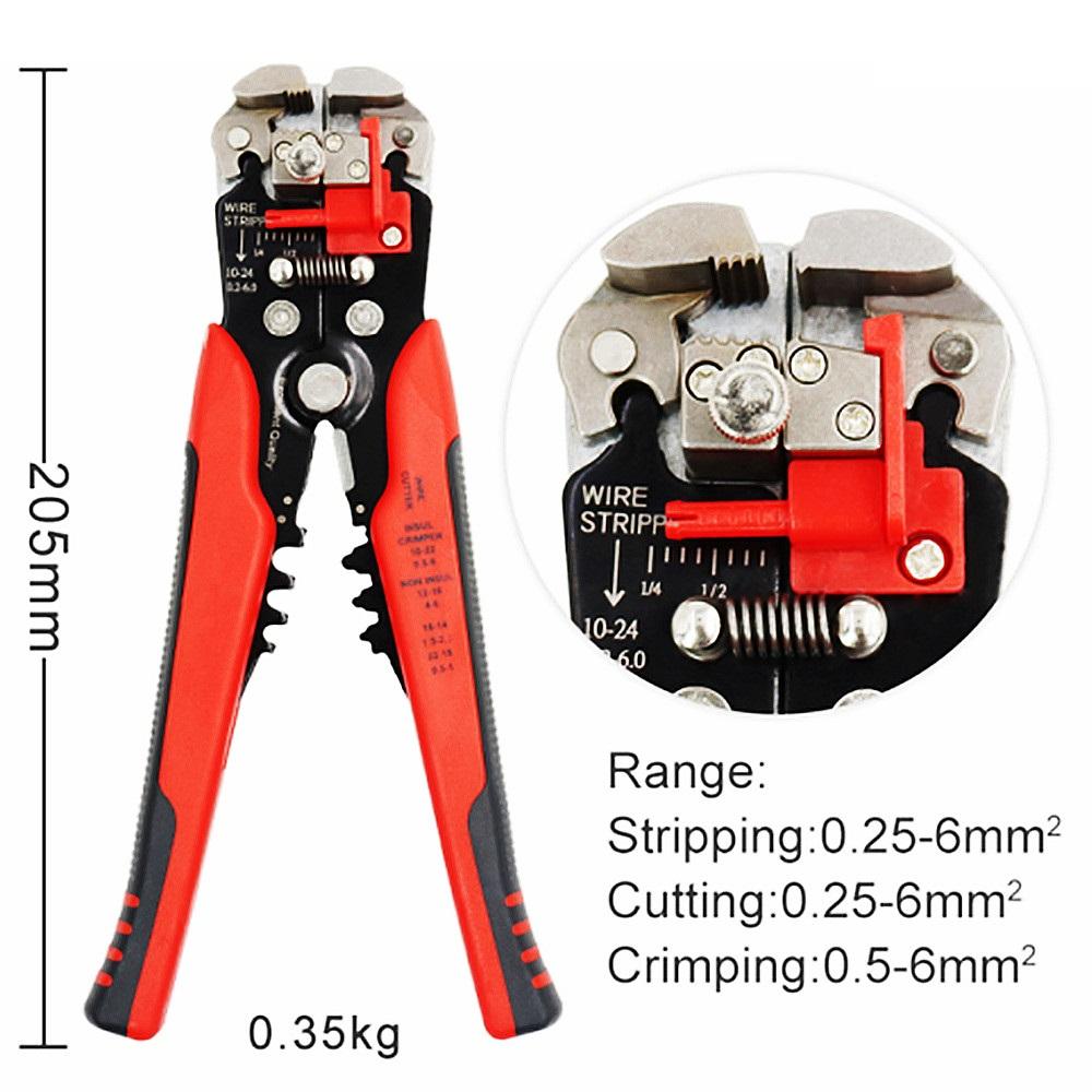 Многофункциональные плоскогубцы для зачистки кабеля, используемые для резки кабеля, обжимные клеммы 0,2-6,0 мм, высокоточный автоматический ручной инструмент марки