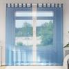 VidaXL Sheer Curtains with Loops 2 Pcs Royal Blue 140x245 Cm, Net Curtain, Transparent Curtain, Window Voile, 4102304