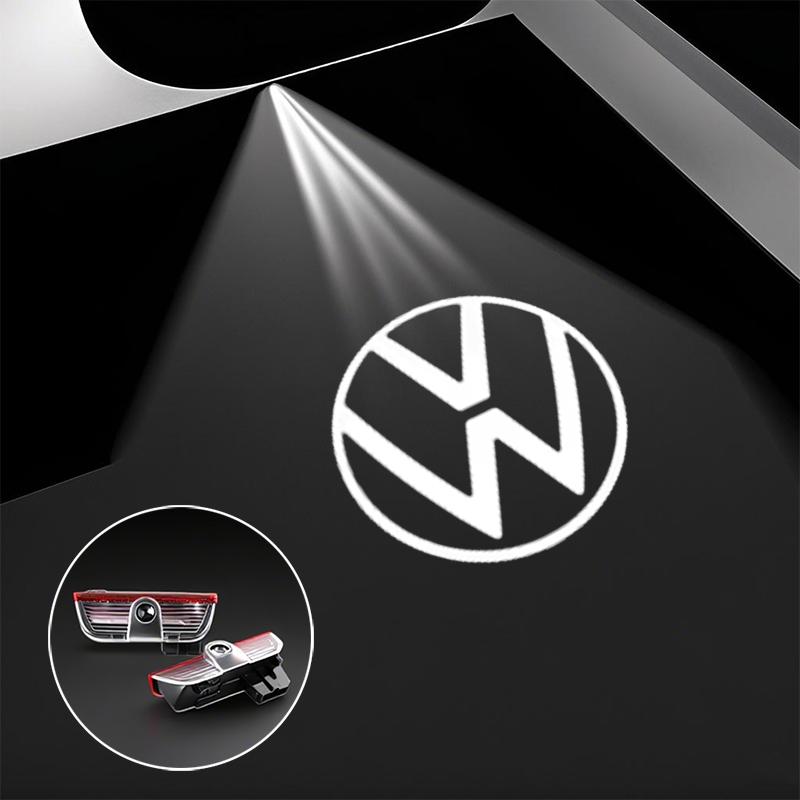 Для VOLKSWAGEN Светодиодные HD Логотипы на Дверь Автомобиля Приветственные Световые Проекторы Аксессуары Для VW GTI Scirocco Polo Golf Passat Tiguan Arteon