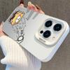 Чехол для iPhone 17 Губка Боб для 15 Pro Max Серебристого Цвета, Совместим с Моделями 14 Pro/13/16 Pro