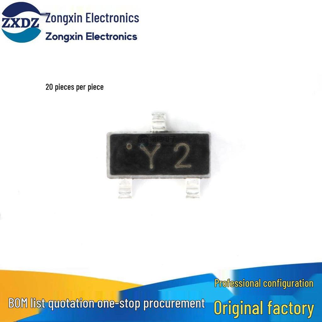 MMBT8550D Y2 SOT-23 -25V/-1.5A SMD Transistor, 20 pcs