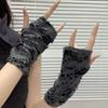 Beggar Halloween Fingerless Gloves Gothic Style Ripped Gloves Fashion Punk Gloves  Dance