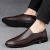 Men Dress Shoes New Classic Leather Oxfords For Wedding Party Business Shoes Men Loafers Genuine Leather Designer Formal Shoes