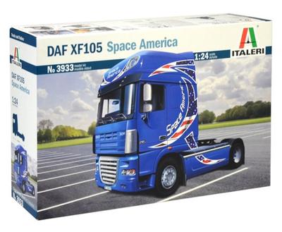 PLATZ Italeri DAF XF105 Space America Кабина Седельный тягач Пластиковая модель IT3933 1/24 (Машина)