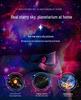Galaxy Starry Sky Projection Lamp: Creative Bedroom Atmosphere Lamp for Kids