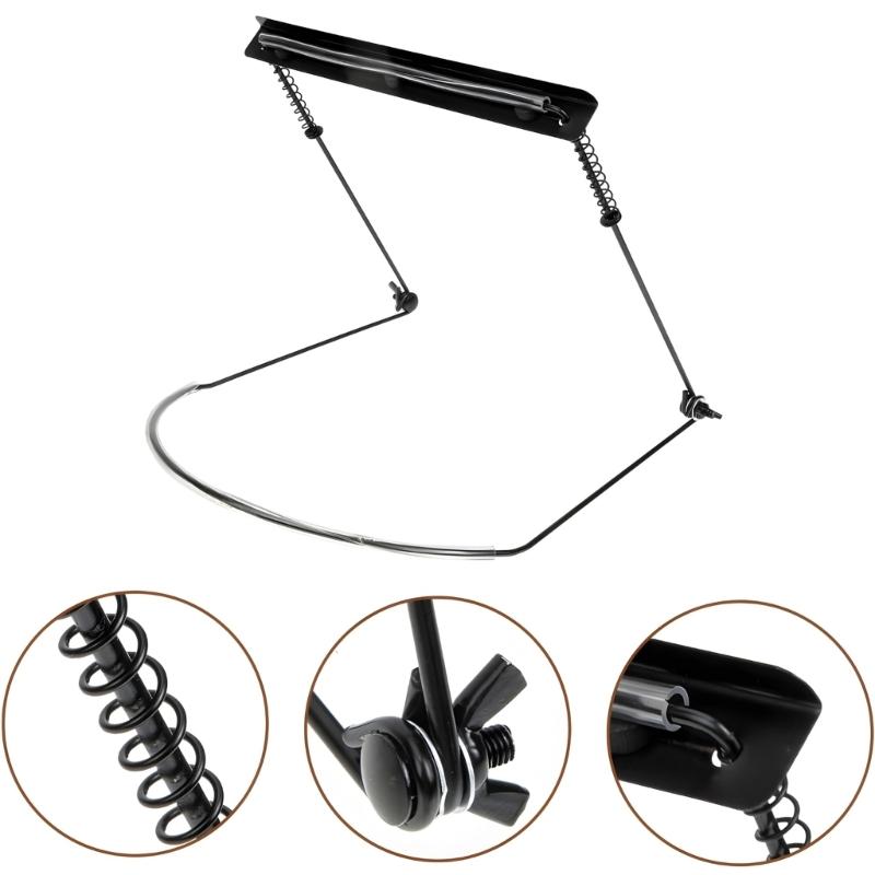 Harmonica Stand Harp Rack 24 Holes Iron Harmonica Neck Holder Mouth Organ Hanger Hook Musical Instrument Accessories