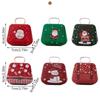 Christmas Tin Gift Box Metal Candy Box Square Candy Storage Containers for Holiday Xmas Supplies Happy New Year