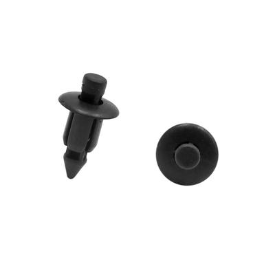 ACROPIX 20 шт. Панель внутренней отделки Защелка-пистон Клипса для двери автомобиля Универсальная Черная, диаметр отверстия 6 мм