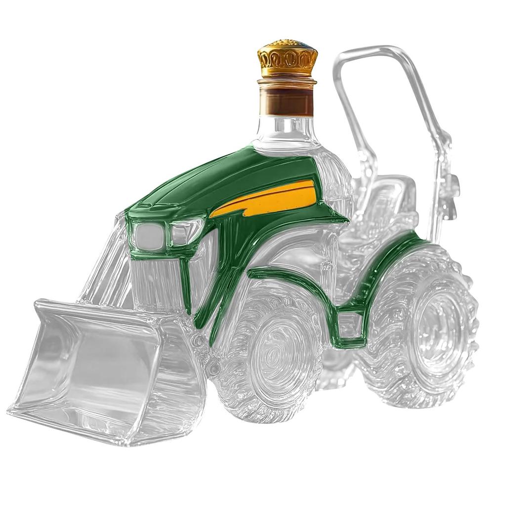Шестерни и пусть лошадиные силы встретятся со временем с этой тракторной бутылкой виски